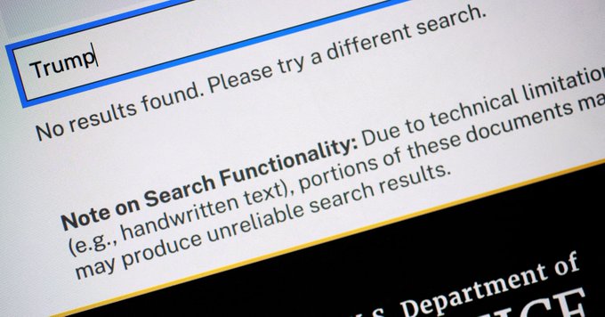وزارة العدل الأمريكية تستعيد صورة لترامب إلى قاعدة البيانات العلنية لملفات إبستين 