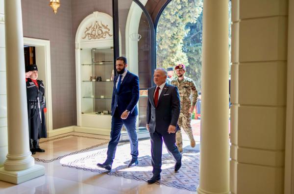 أحمد الشرع برسالة إلى الأردن: سنتقاسم مياه سوريا مع المملكة 