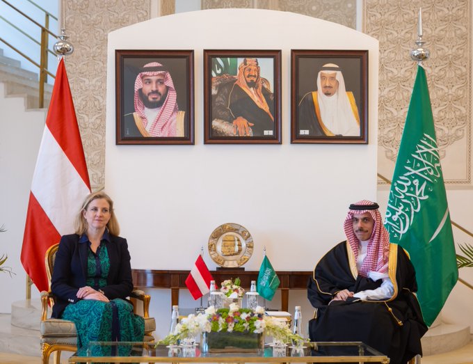 وزيرا خارجية السعودية والنمسا يبحثان مستجدات الأوضاع بالمنطقة 