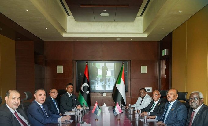 مباحثات ليببة سودانية حول تطورات الأوضاع في المنطقة 